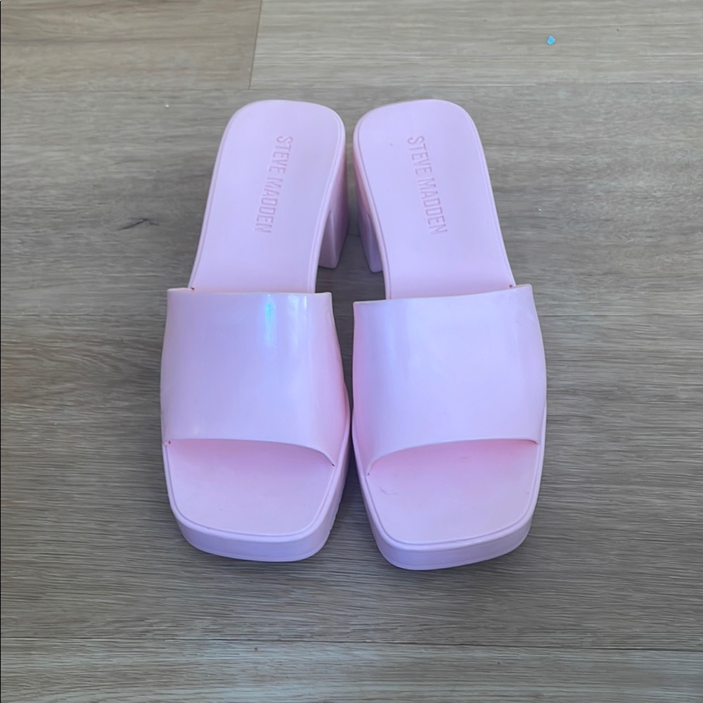 Steve Madden Light Pink Mules